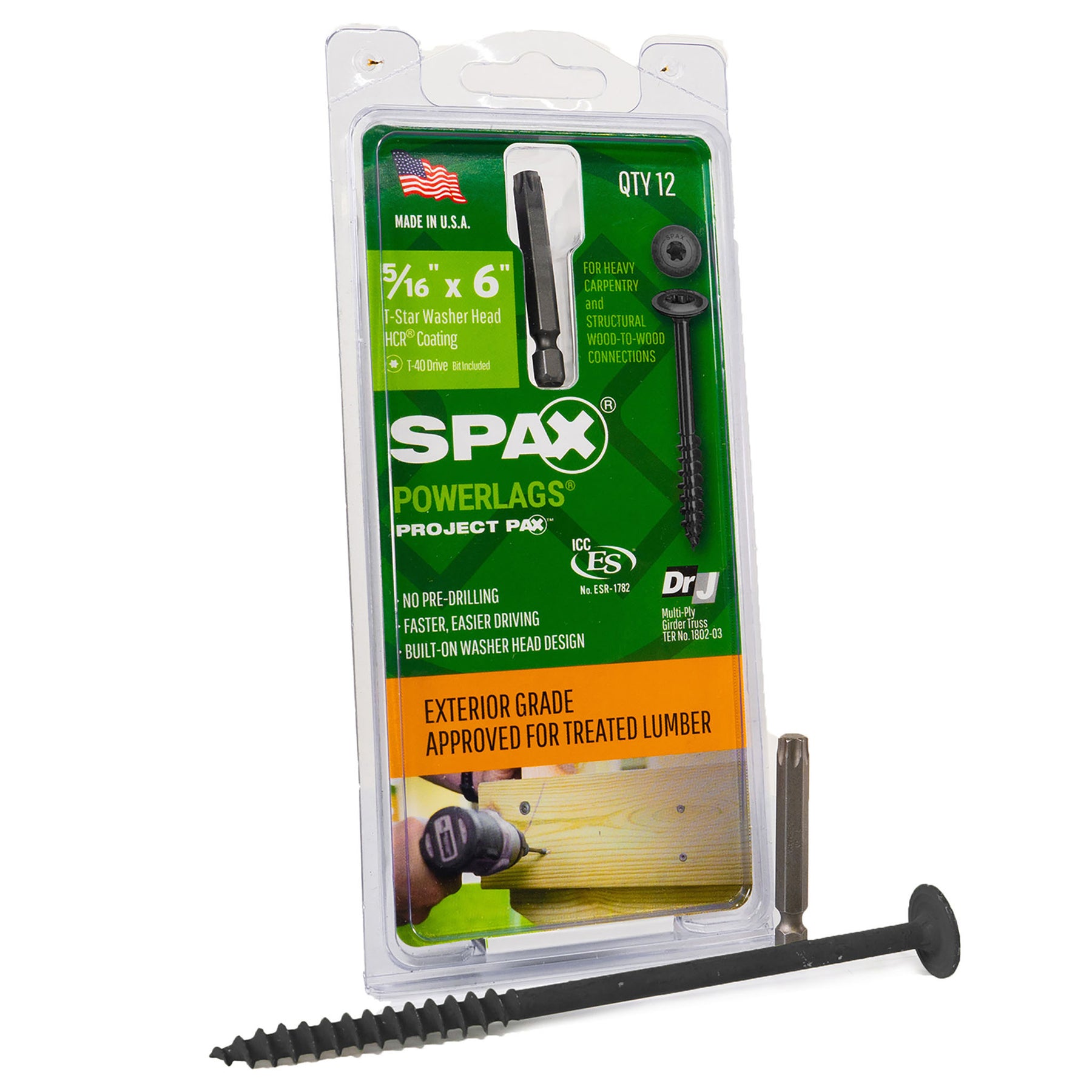 SPAX T-Star Washer Head HCR PowerLags