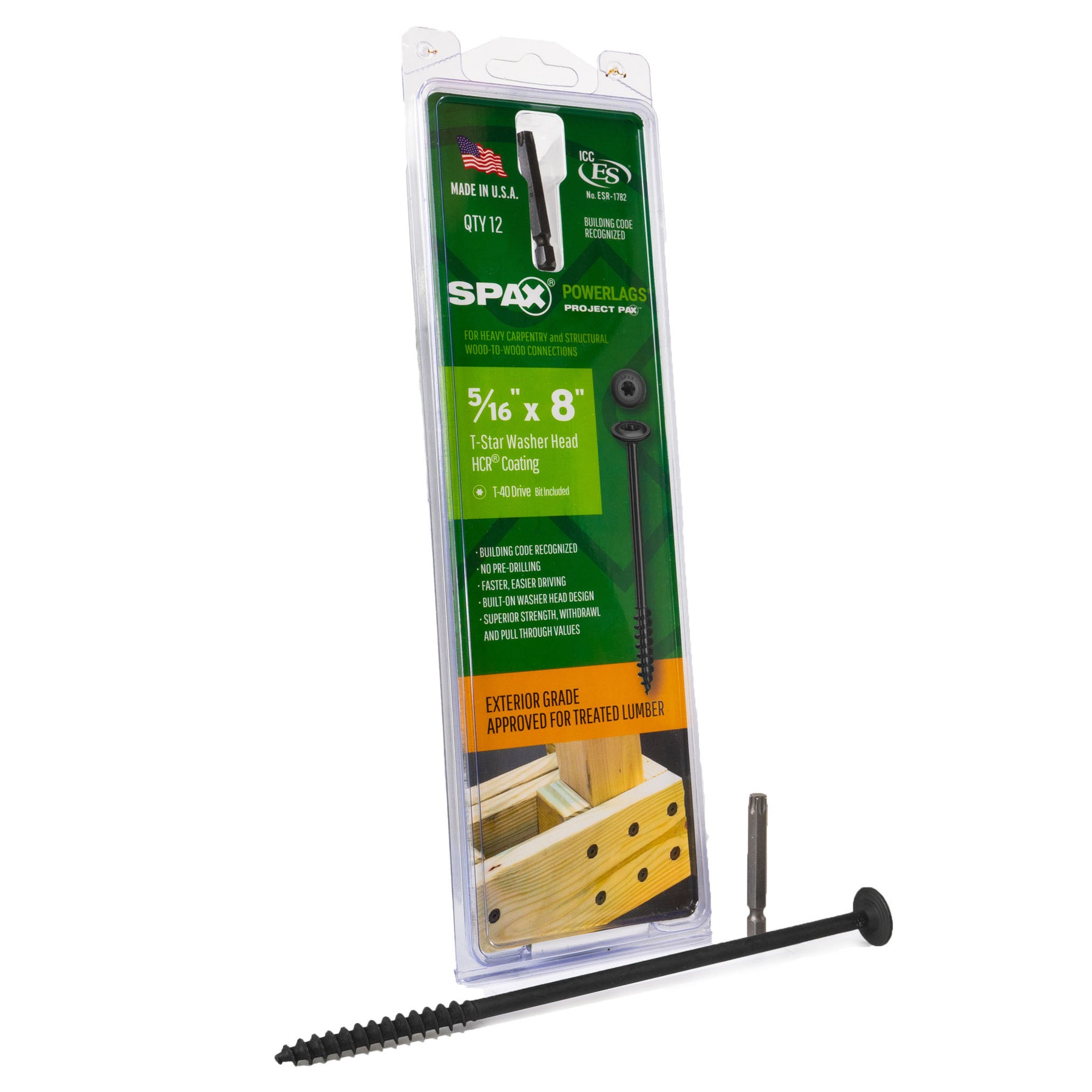 SPAX T-Star Washer Head HCR PowerLags