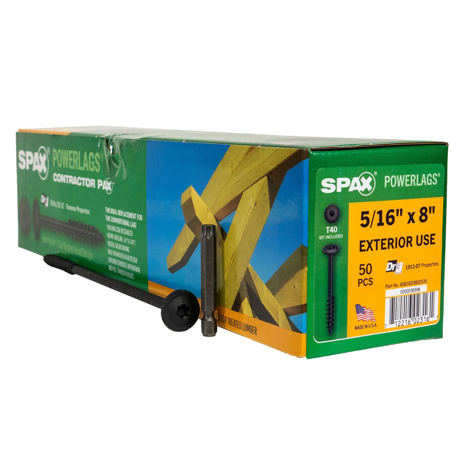 SPAX T-Star Washer Head HCR PowerLags