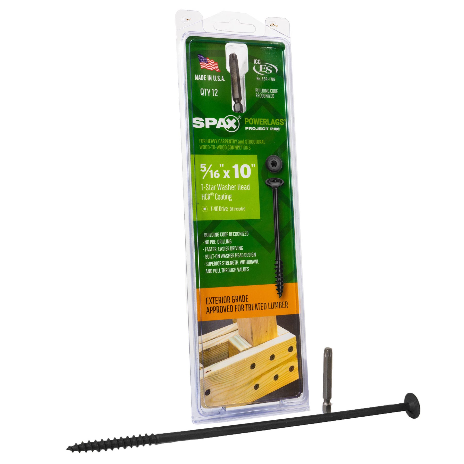 SPAX T-Star Washer Head HCR PowerLags