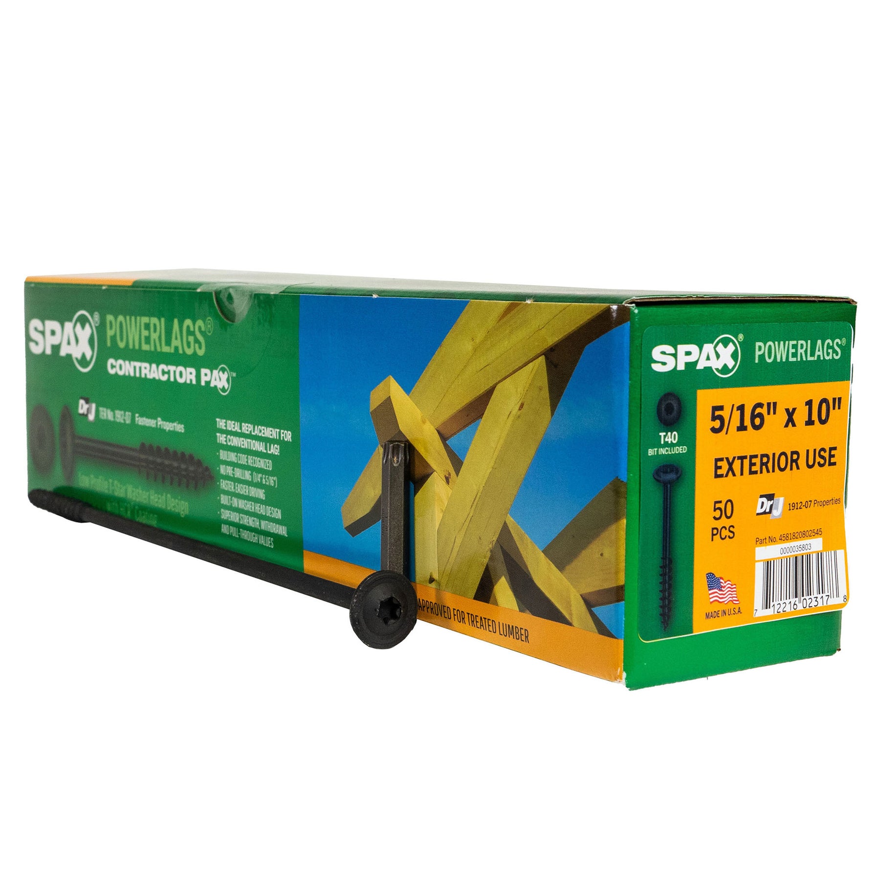 SPAX T-Star Washer Head HCR PowerLags