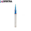#option_46282-K 5.4 Deg Tapered Angle Ball Tip 1/16 Dia x 1/32 Radius x 1 x 1/4 Shank x 3 Inch Long x 4 Flute