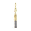 #option_46283 3 Deg Tapered Angle Ball Tip 1/4 Dia x 1/8 Radius x 2 x 1/2 Shank x 4 Inch Long x 2 Flute Up-Cut Spiral