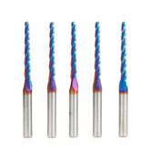 #option_46284-K-5 5-Pack 1 Deg Tapered Angle Ball Tip x 1/8 Dia x 1/16 Radius x 1-1/2 x 1/4 Shank x 3 Inch Long x 3 Flute