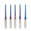 #option_46284-K-5 5-Pack 1 Deg Tapered Angle Ball Tip x 1/8 Dia x 1/16 Radius x 1-1/2 x 1/4 Shank x 3 Inch Long x 3 Flute