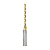 #option_46284 1 Deg Tapered Angle Ball Tip 1/8 Dia x 1/16 Radius x 1-1/2 x 1/4 Shank x 3 Inch Long x 3 Flute Up-Cut Spiral
