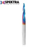 #option_46286-K 3.6 Deg Tapered Angle Ball Tip 1/8 Dia x 1/16 Radius x 1 x 1/4 Shank x 3 Inch Long x 3 Flute