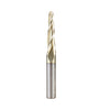 #option_46286-S 3.6 Deg Tapered Angle Ball Tip 1/8 Dia x 1/16 Radius x 1 x 1/4 Shank x 2-1/4 Inch Long x 3 Flute Up-Cut Spiral