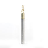 #option_46288 7 Deg Tapered Angle Ball Tip 1/8 Dia x 1/16 Radius x 1/2 x 1/4 Shank x 3 Inch Long x 3 Flute Up-Cut Spiral