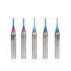 #option_46290-K-5 5-Pack Flat Bottom 0.10 Deg Angle x 1/16 Dia x 5/16 x 1/4 Shank x 2 Inch Long x 3 Flute