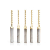#option_46292-5 5-Pack Flat Bottom 0.10 Deg Angle x 1/8 Dia x 1-3/32 x 1/4 Shank x 2-1/2 Inch Long x 4 Flute