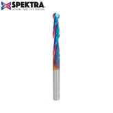 #option_ 46294-K 0.10 Deg Straight Angle Ball Tip 1/4 Dia x 1/8 Radius x 1-1/2 x 1/4 Shank x 3 Inch Long x 2 Flute Solid Carbide
