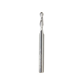 Amana Tool Solid Carbide Ballnose Spiral CNC Router Bit for Plastics, Acrylic, Solid-Surface and Plexiglas®