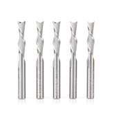 #option_46415-5 5 Pack - 1/4 Dia x 1 Inch x 1/4 Shank Down-Cut