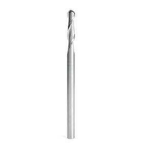 Amana Tool Solid Carbide Ballnose Spiral CNC Router Bit for Plastics, Acrylic, Solid-Surface and Plexiglas®