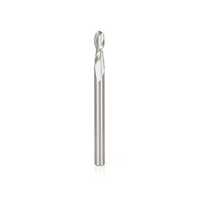 Amana Tool Solid Carbide Ballnose Spiral CNC Router Bit for Plastics, Acrylic, Solid-Surface and Plexiglas®