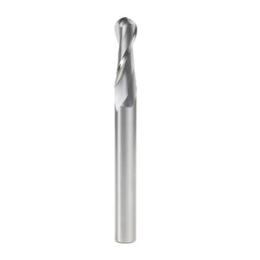 Amana Tool Solid Carbide Ballnose Spiral CNC Router Bit for Plastics, Acrylic, Solid-Surface and Plexiglas®