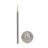#option_46571 Flat Bottom 6.2 Deg Angle x 1/32 Dia x 0.445 x 1/8 Shank x 3 Inch Long x 3 Flute