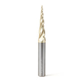 #option_46582 5.4 Deg Tapered Angle Ball Tip 1/16 Dia x 1/32 Radius x 1-1/2 x 3/8 Shank x 3-1/2 Inch Long x 4 Flute Up-Cut Spiral