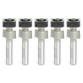 #option_47147-5 5 Pack - 1/2 Dia x 19/64 x 1/4 Inch Shank Router Bits