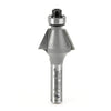 #option_47206 - Bevel Laminate Trim 25 Deg x 3/4 Dia x 7/16 x 1/4 Inch Shank w Ball Bearing