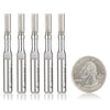 #option_47222-5 5 Pack Miniature 3/16 Dia x 1/2 x 1/4 Inch Shank Router Bits w Mini 3/16 Dia Upper BB
