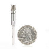 #option_47223-S Miniature 1/4 Dia x 1/4 x 1/8 Inch Shank Router Bit w Mini 1/4 Dia Upper BB
