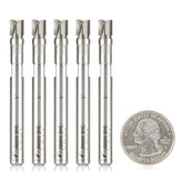 #option_47224-S-5 5 Pack Miniature 1/4 Dia x 1/4 x 1/4 Inch Shank Router Bit w Mini 1/4 Dia Upper BB