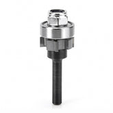 #option_47400 - 4 Wing Flush Trim Single Bevel Cutter Assembly 7/8 Dia x 1/4 x 1/4 Inch Shank