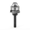 #option_47404 - 4 Wing Single Bevel Trim Cutter Assembly 15 Deg x 1 Inch Dia x 1/4 x 1/4 Shank