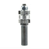 #option_47412 - Double Bevel Flush Trim Cutter Assembly 7/8 Dia x 1/4 x 1/2 Inch Shank w Center Ball Bearing