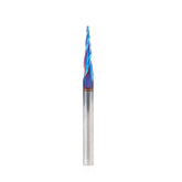 #option_48420-K-M 5.0 Deg Tapered Angle Ball Tip x 1.5mm Dia x 0.75mm Radius x 26mm x 6mm Shank x 75mm Long x 3 Flute