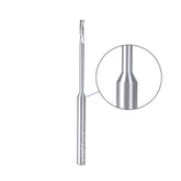 #option_48461 - Up-Cut Square End 3 Flute Spiral 1/8 Dia x 1/2 x 1/4 Shank x 4 Inch Long w Extra-Long Reduced Shank