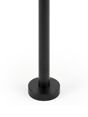 Iron Newel 4GR01-F - 1-3/16" Round - With Flange & Welded Plate