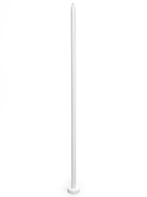 Iron Newel 4GR01-F - 1-3/16" Round - With Flange & Welded Plate