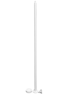 Iron Newel 4GR01-F - 1-3/16" Round - With Flange & Welded Plate
