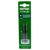 SPAX T-20 Plus Bit 2" Bit Dual Pax - 2 Bits