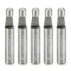 #option_51202-5 5 Pack - Bevel Trim 7 Deg x 1/4 Dia x 1/4 x 1/4 Inch Shank 1-Flute