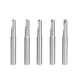 #option_51377-5 5-Pack - 'O' Single Flute, 1/4 Dia x 3/4 x 1/4 Shank x 2 Inch Long Up-Cut