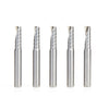 #option_51377-5 5-Pack - 'O' Single Flute, 1/4 Dia x 3/4 x 1/4 Shank x 2 Inch Long Up-Cut