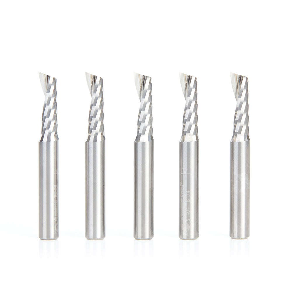 Amana Tool Solid Carbide Spiral 'O' Flute Plastic Cutting Router Bits