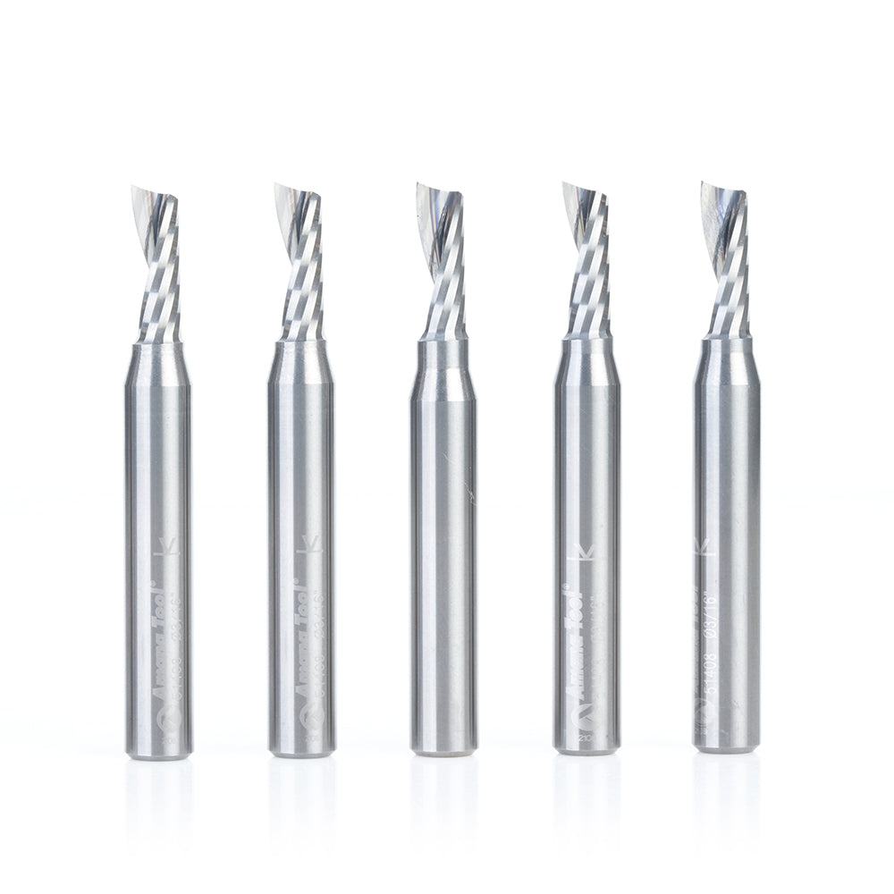 Amana Tool Solid Carbide Aluminum Spiral 'O' Flute CNC Router Bits