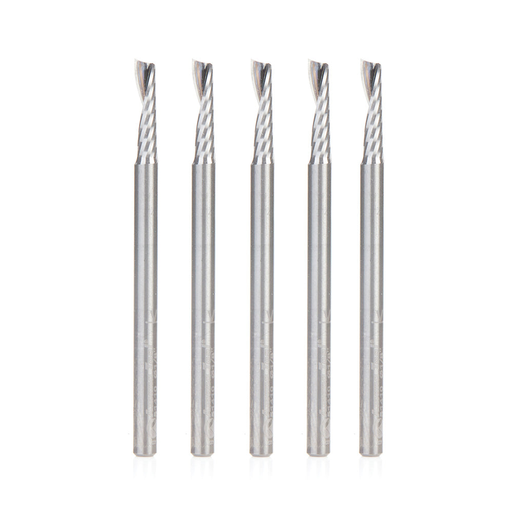 Amana Tool Solid Carbide Spiral 'O' Flute Plastic Cutting Router Bits