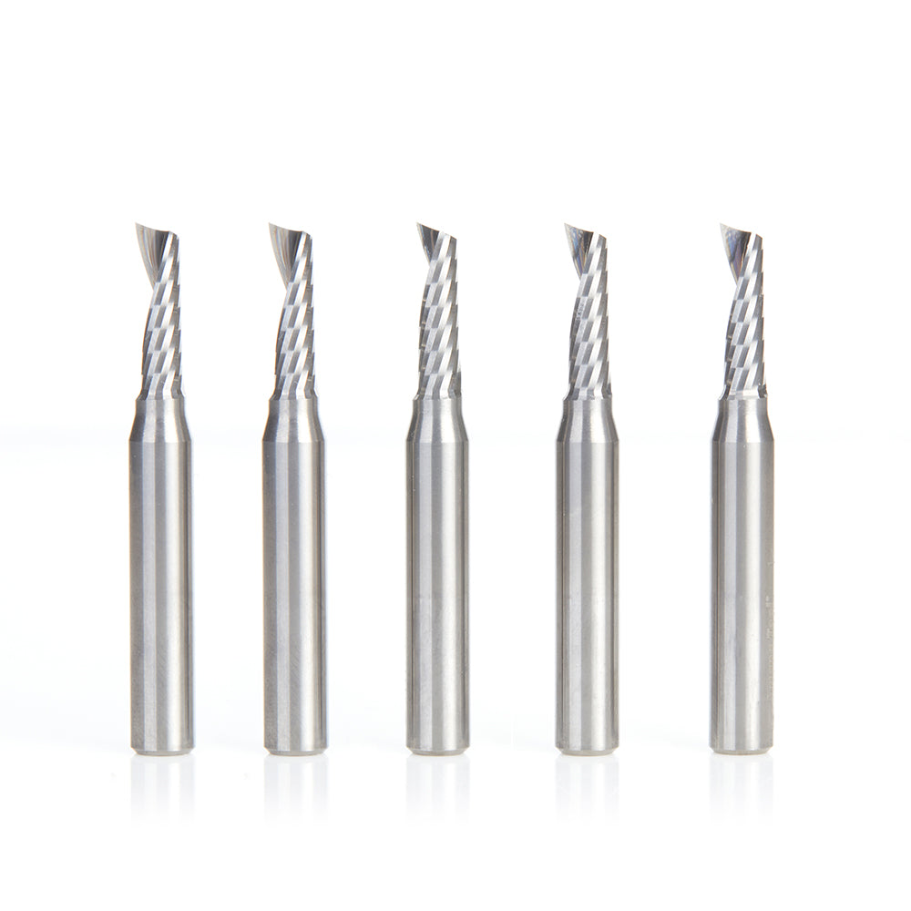 Amana Tool Solid Carbide Spiral 'O' Flute Plastic Cutting Router Bits