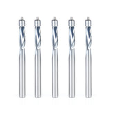 #option_51436-5 5-Pack - 1/4 Dia x 3/4 x 1/4 Shank x 3 Inch Long Double Ball Bearing