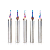 #option_51441-K-5 5 Pack - 1/16 Dia x 1/4 x 1/4 Shank x 2 Inch Long Up-Cut