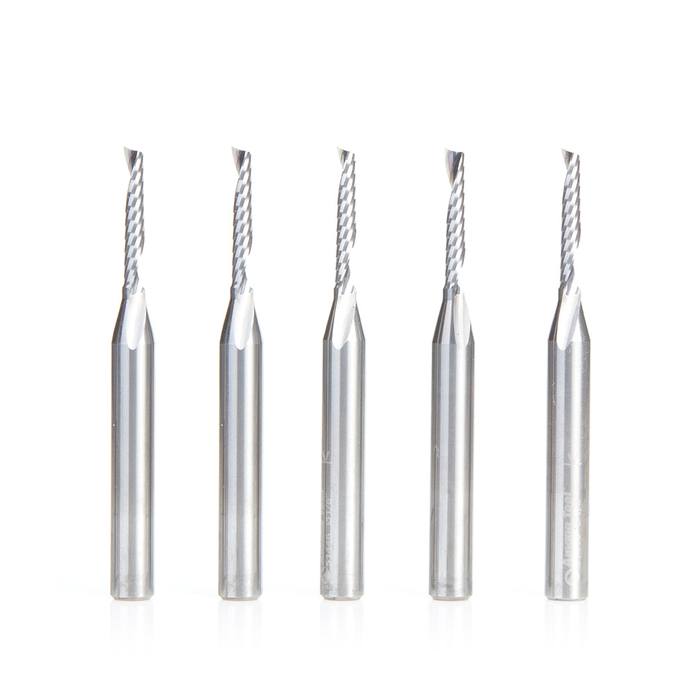Amana Tool Solid Carbide Spiral 'O' Flute Plastic Cutting Router Bits