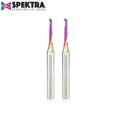 #option_51446-K-2 2-Pack - 1/8 Dia x 3/4 x 1/4 Shank x 2-1/2 Inch Long Up-Cut