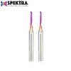 #option_51446-K-2 2-Pack - 1/8 Dia x 3/4 x 1/4 Shank x 2-1/2 Inch Long Up-Cut