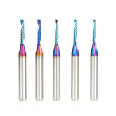 #option_51446-K-5 5-Pack - 1/8 Dia x 3/4 x 1/4 Shank x 2-1/2 Inch Long Up-Cut